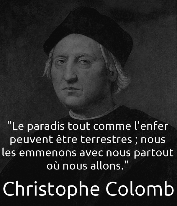 Citation Christophe Colomb