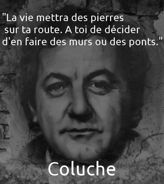 Citation Coluche